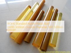 ROHS Standard Nylon Plastic Rod Od10-300mm Diameter luar 300-500mm Panjang