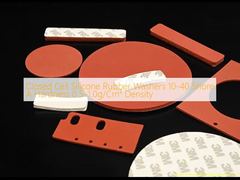 Cincin Karet Silikon Sel Tertutup Kekerasan 10-40 Shore A Kepadatan 0.5-1.0g/Cm³