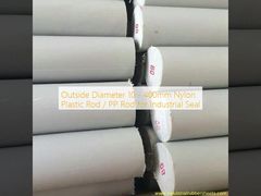 Diameter Luar 10 - 400mm Batang Plastik Nilon / Batang PP untuk Segel Industri