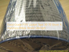 Pita Gasket PTFE Food Grade Kekerasan 30-70 Shore A Kekuatan Tarik 8Mpa