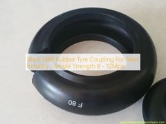 Kopling Ban Karet NBR Hitam Untuk Industri Baja, Kekuatan Tarik 8 - 12Mpa