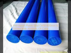 PA6 Nylon Plastik Rod Od10-400mm X 1000m Dengan Semua Jenis Warna