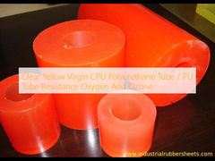 Cerah Kuning Perawan CPU Polyurethane Tabung / PU Tabung Resistensi Oksigen Dan Ozon