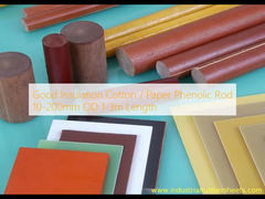 Isolasi yang baik Katun / Kertas Tongkat fenolik 10-200mm OD 1-3m Panjang
