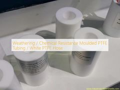 Ketahanan Cuaca / Ketahanan Kimia Selang PTFE Cetakan / Selang PTFE Putih