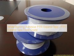 White Backing Adhesive PTFE Expand Tape, PTFE Expand Tape Food Grade