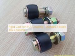 Kopling FCL besi cor yang kaku, Kopling rahang fleksibel standar