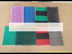 PVC Coil Mat PVC Flooring Rolls dengan kuat, busa atau tidak ada dukungan