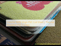 Warna-warni 100% Virgin PVC Coil Sheet / Termal Isolasi PVC Tirai