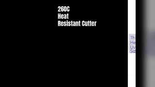 PTFE Cutter Pad 260C Pemotongan Industri Tahan Panas