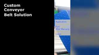 Sabuk Konveyor Putih Khusus untuk Penanganan Material