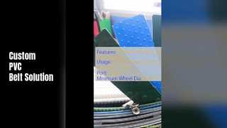 Panjang Sabuk Konveyor PVC Makanan Dapat Disesuaikan