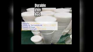 Batang Ylon Plastik Tahan Lama Kekuatan Tinggi