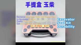 Kit Segel O-Ring Ekskavator Tahan Suhu Tekanan