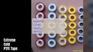 PTFE Tape Industri Kimia Tahan Dingin Kuning