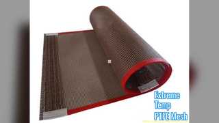 PTFE Mesh Belt Lebar Maks 4m Suhu Tinggi