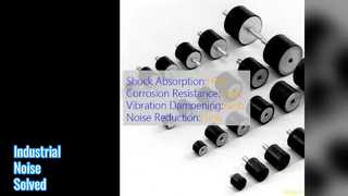 Dudukan Kejut Karet Mengurangi Kebisingan Industri