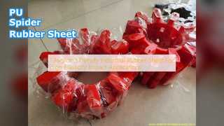 Lembaran Karet PU Spider Elastisitas Tinggi