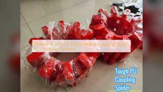 Laba-laba Kopling PU Merah untuk Kondisi Keras