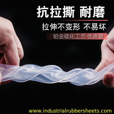 Food Grade 2mm High Temperature Silicone Hose and Tube for Industrial Applications