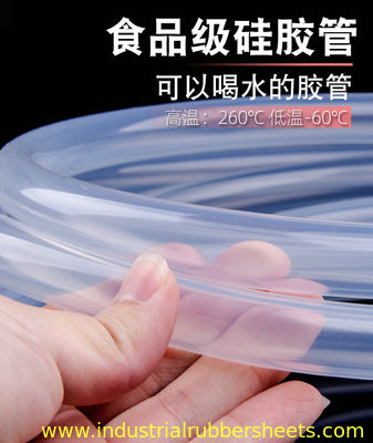 Food Grade 2mm High Temperature Silicone Hose and Tube for Industrial Applications