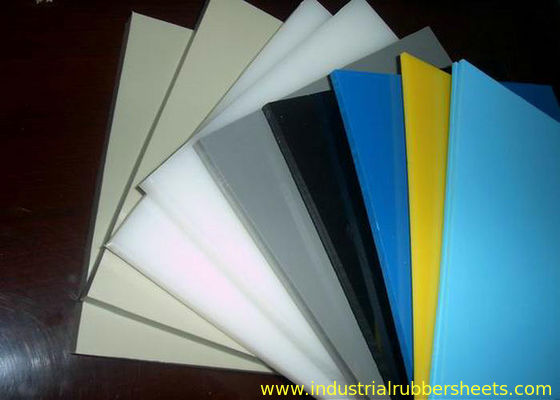 Halus atau Permukaan Pasir Lembar Plastik Berwarna Biru untuk Industri Kimia Densitas ringan