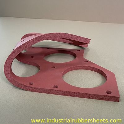 Strip Busa Silikon Sel Tertutup 1.5mm Tahan Suhu Tinggi Strip Spons Silikon