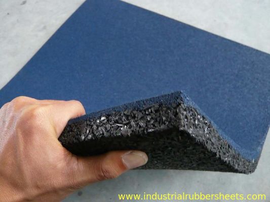 Mat dan Lembar Karet Biji dengan Ketebalan 10-50mm untuk Lantai Absorpsi Kejut yang Tahan Lari