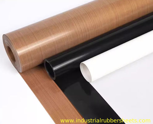 Kain Serat Kaca Lapisan PTFE yang Tahan Suhu Tinggi Dengan Berat Unit 17 Oz/sqy
