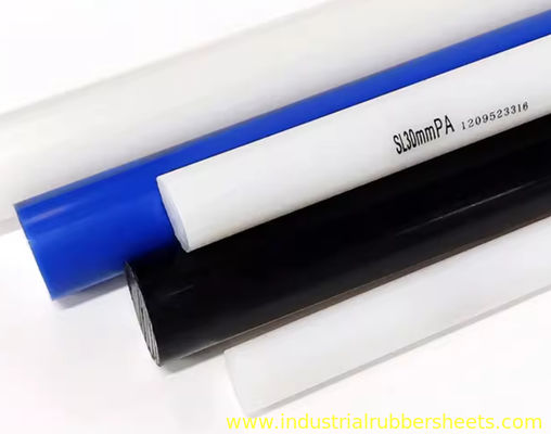 Nylon Plastik Rod 6 kaki Panjang 1/4 inci Diameter 80 ° C Kehangatan Deflection