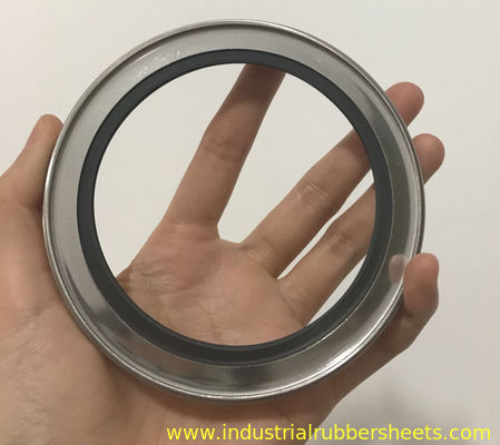 Segel industri stainless steel double lip dengan faktor gesekan rendah