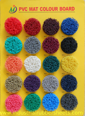 Virgin PVC Coil Mat with Anti-Slip Backing and Hollow Design for Effective Dust Trapping