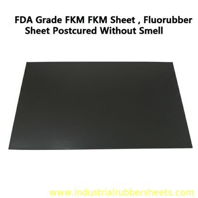 FDA Grade FKM Sheet Postcured Without Smell High Temperature Resistant Fluorubber Sheet