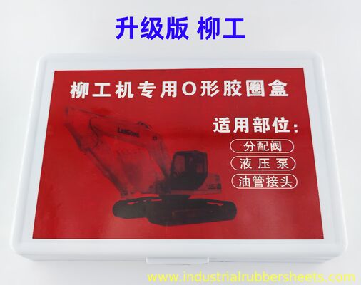 Ketahanan Minyak Ketahanan Kimia Rentang Suhu Tinggi O Ring Kit dan Hidraulik Seal Set untuk Excavators