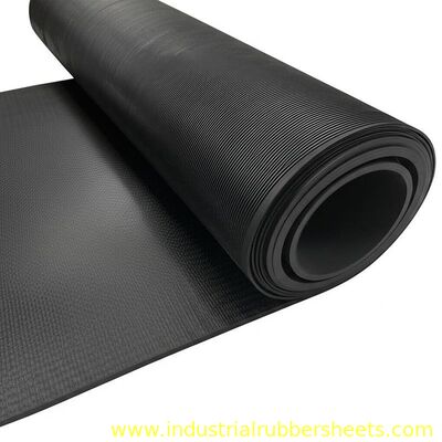Double Impression Fabric Industrial Rubber Sheet with 15-24Mpa Tensile Strength and Food Grade Quality