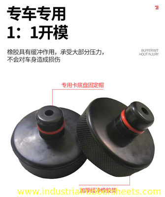 ISO9001 bersertifikat Black Car Jack Rubber Pad untuk penyerapan kejut dan perlindungan cat
