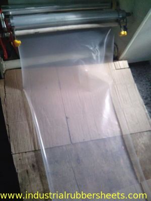 Lembaran Karet Silikon Murni 0.1-0.8mm x 0.5m x 50m, Kekuatan Tarik 7.5Mpa